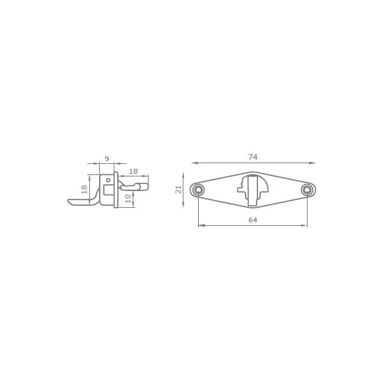 LEVER V1345 MM.64