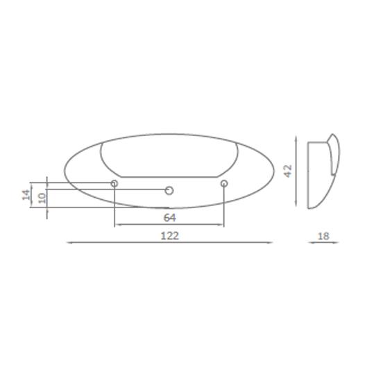 MANIGLIA V676 PULL OPEN